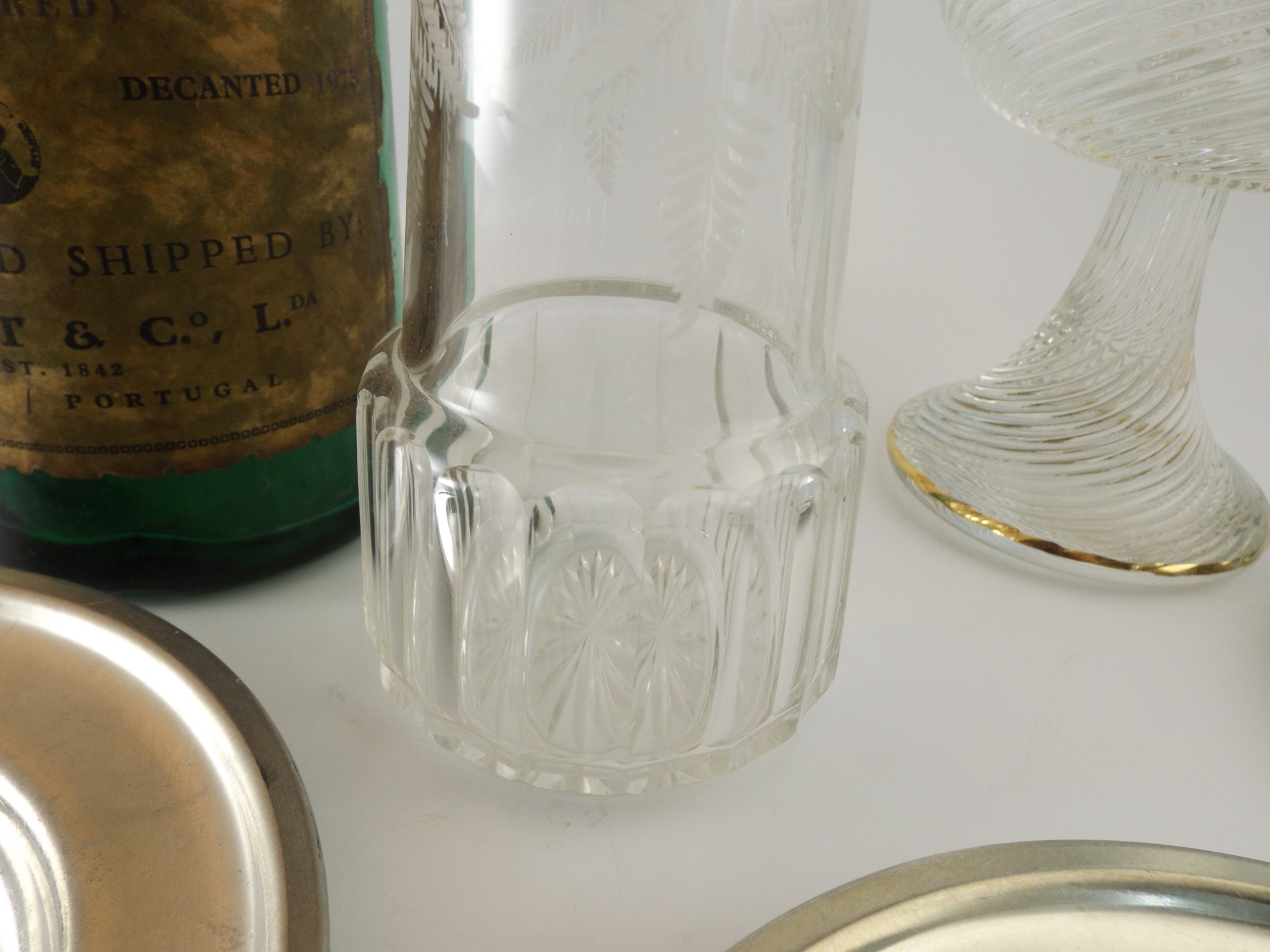 Vintage Glassware and Dutch Pewter