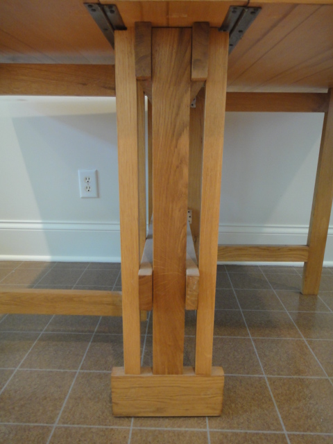 Mid-Century Danish Drop Leaf Teak Table with Gateleg