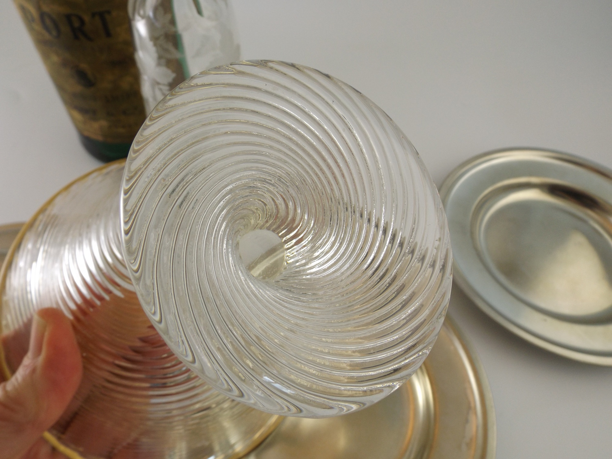 Vintage Glassware and Dutch Pewter