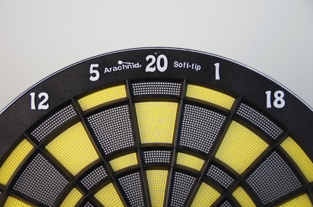 Regulation Size Soft Tip Dart Board and Accessories