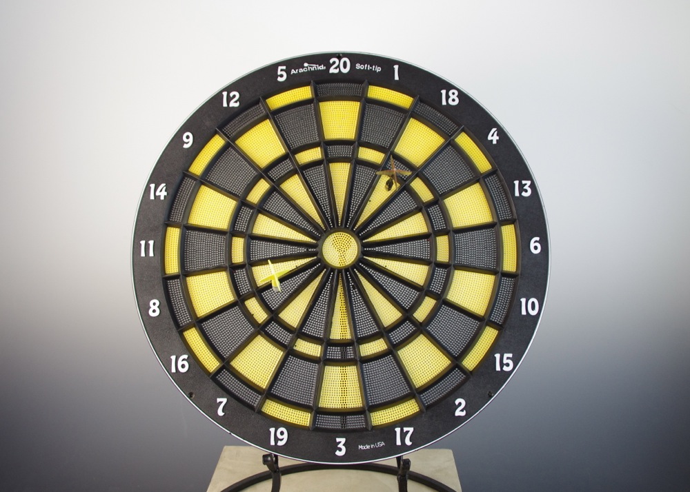 Regulation Size Soft Tip Dart Board and Accessories