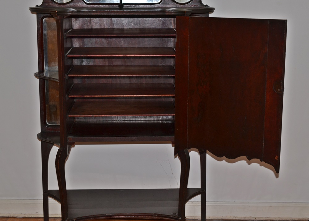 Antique Victorian Style Sheet Music Cabinet