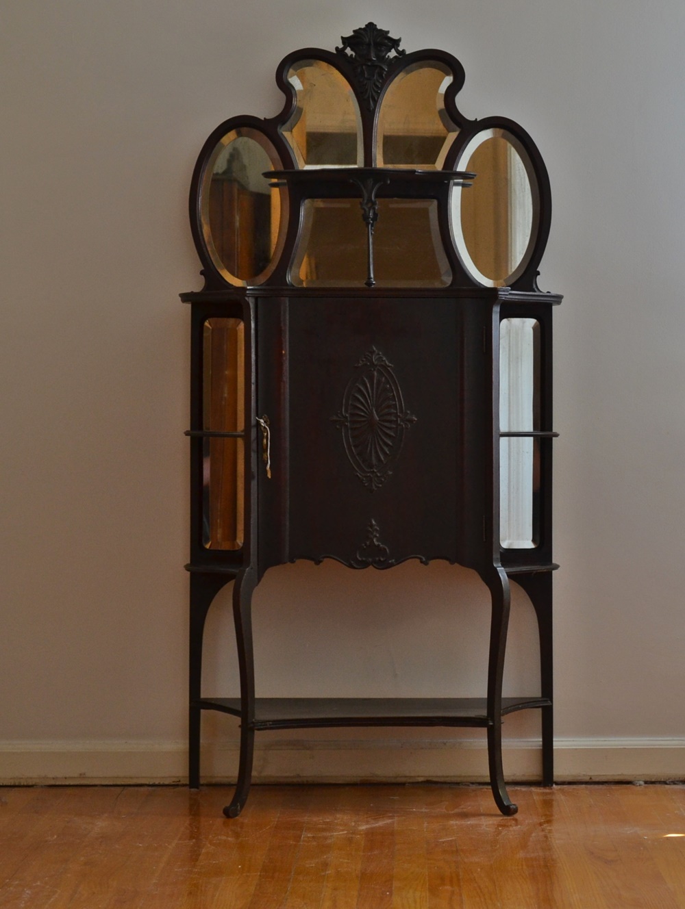 Antique Victorian Style Sheet Music Cabinet