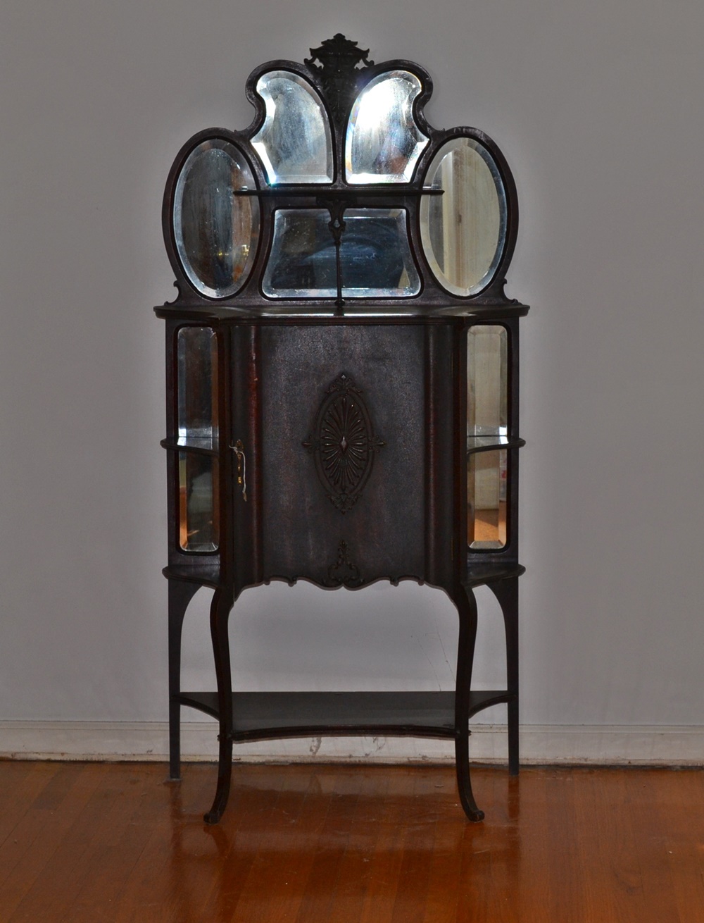 Antique Victorian Style Sheet Music Cabinet