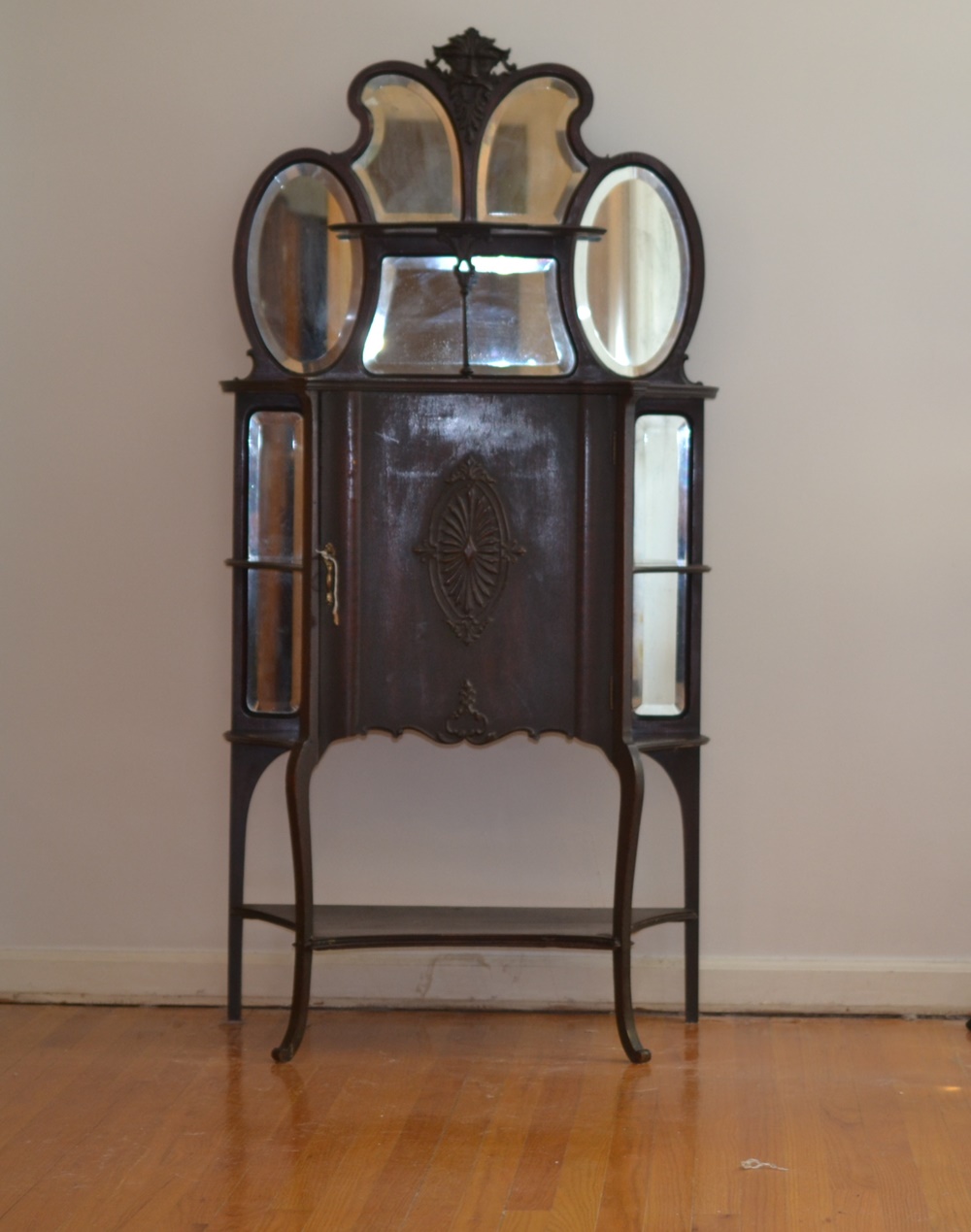 Antique Victorian Style Sheet Music Cabinet