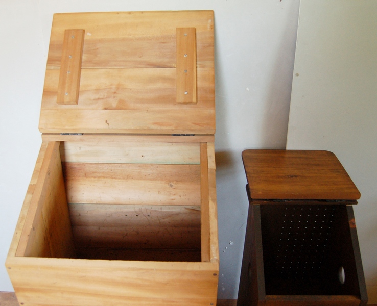 Cedar Box and Potato Storage Box
