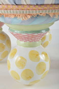 Charming Mackenzie Child's Ltd Tuffet Ottoman