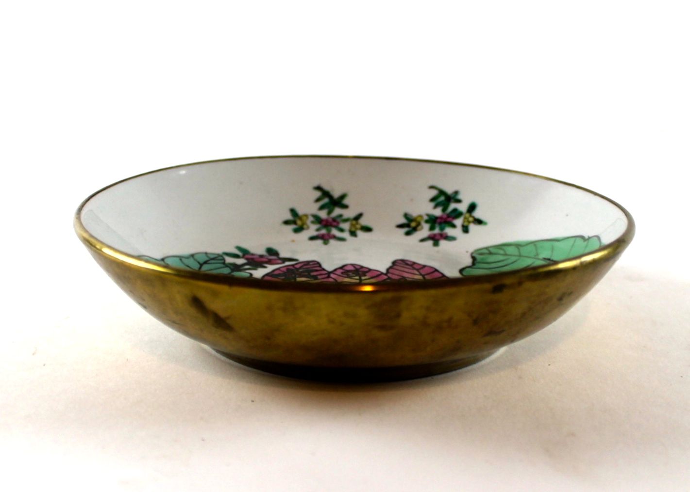 Four Hand-Painted Porcelain Plates