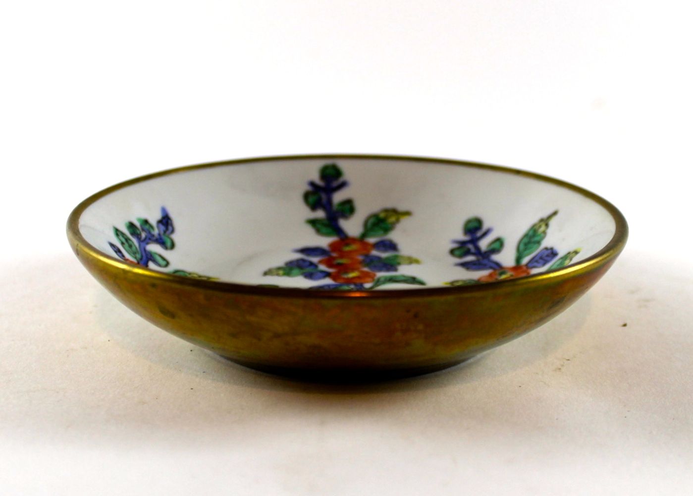 Four Hand-Painted Porcelain Plates