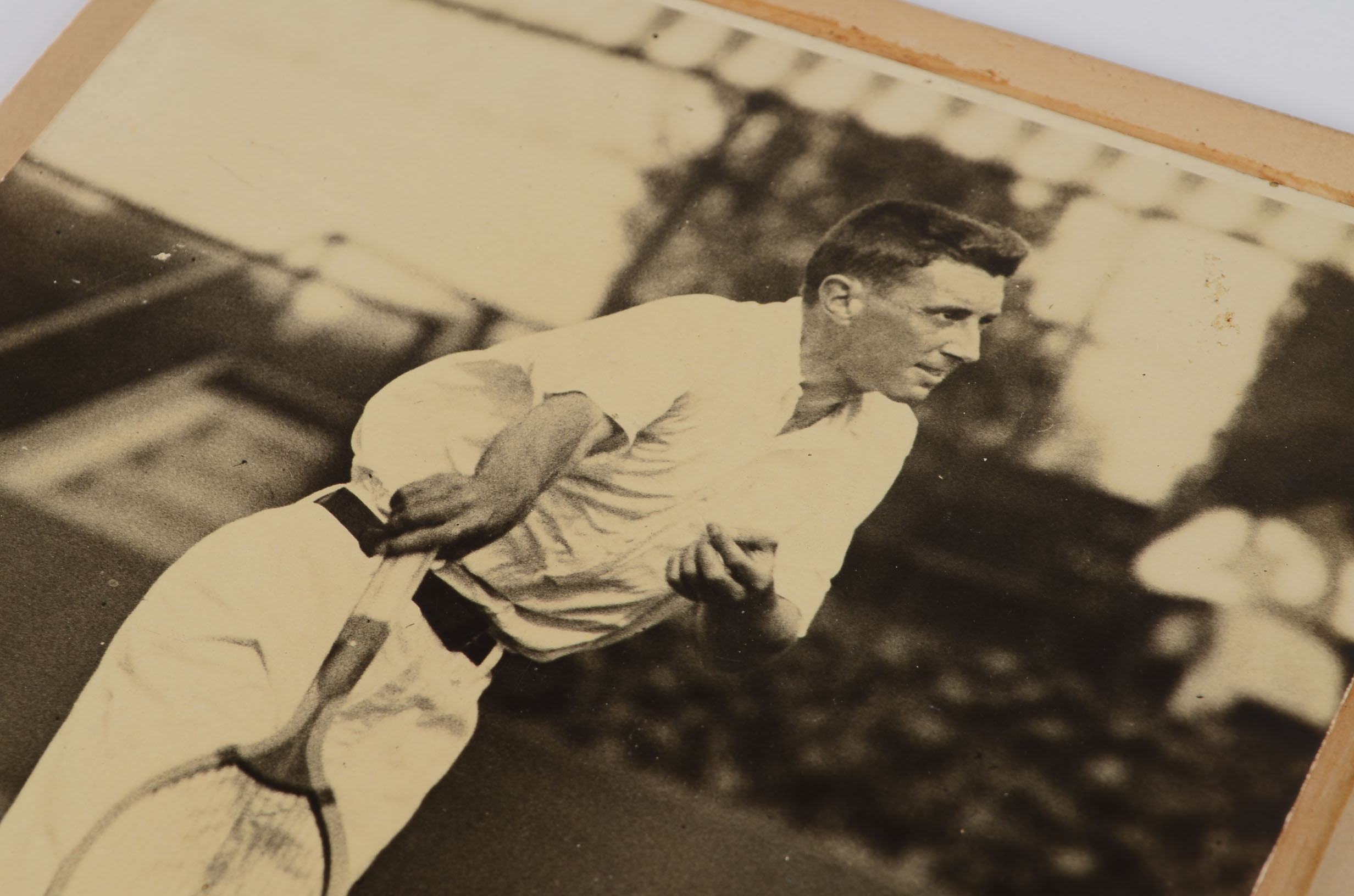 Photos Of Tennis Greats Vincent Richards and William Johnston