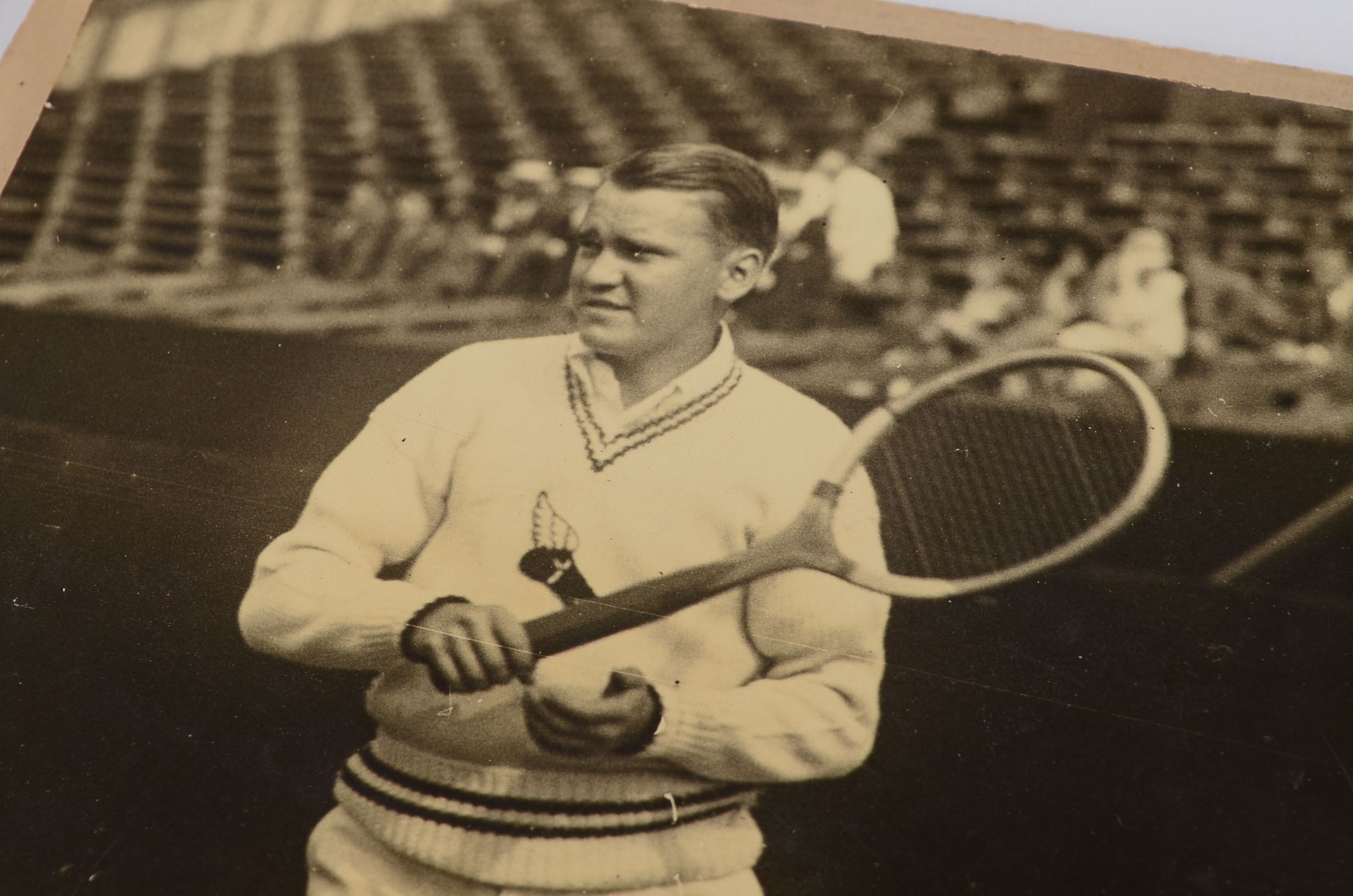 Photos Of Tennis Greats Vincent Richards and William Johnston