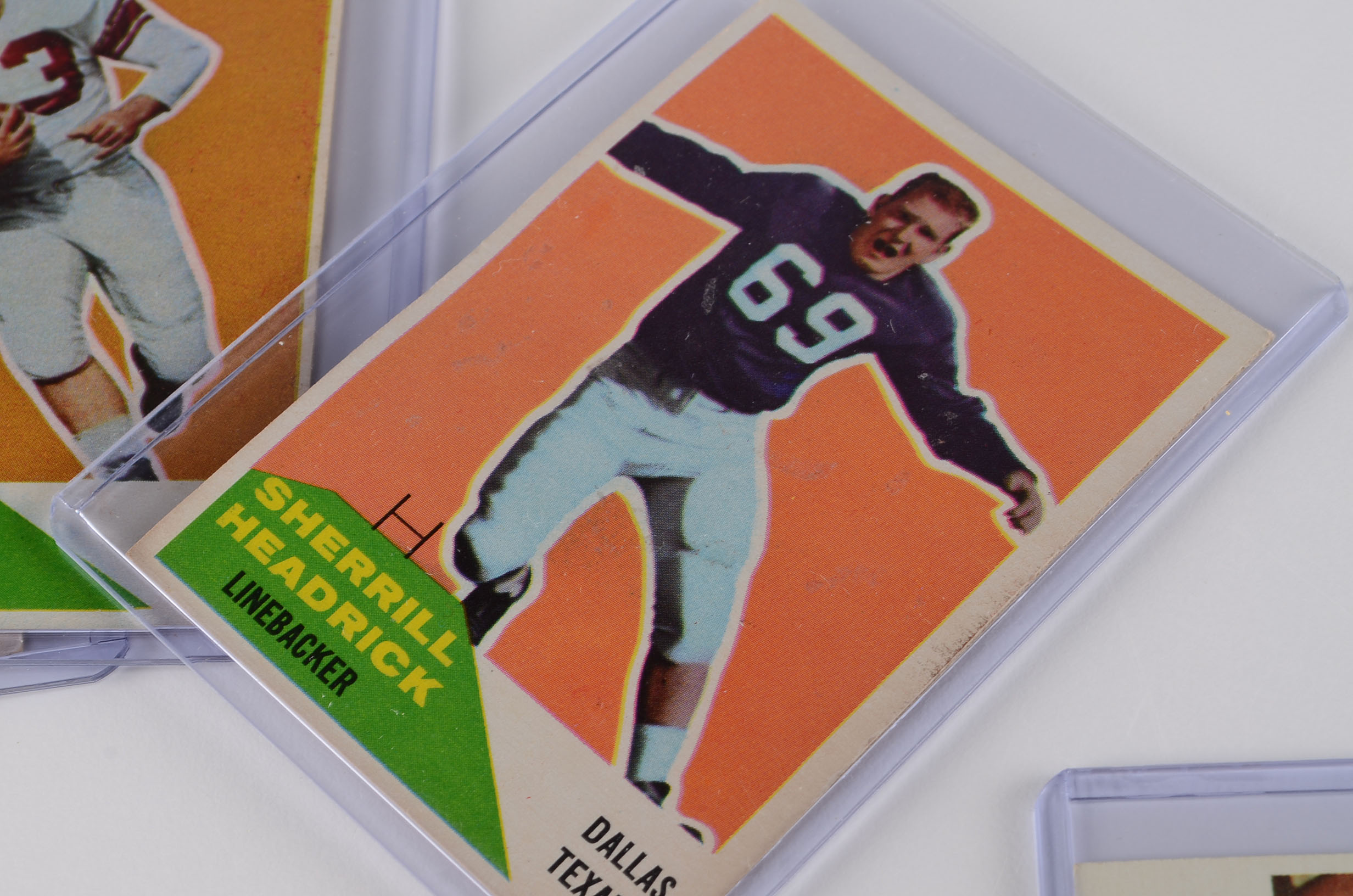 Eight Dallas Texans And Cowboys Topps Football Cards