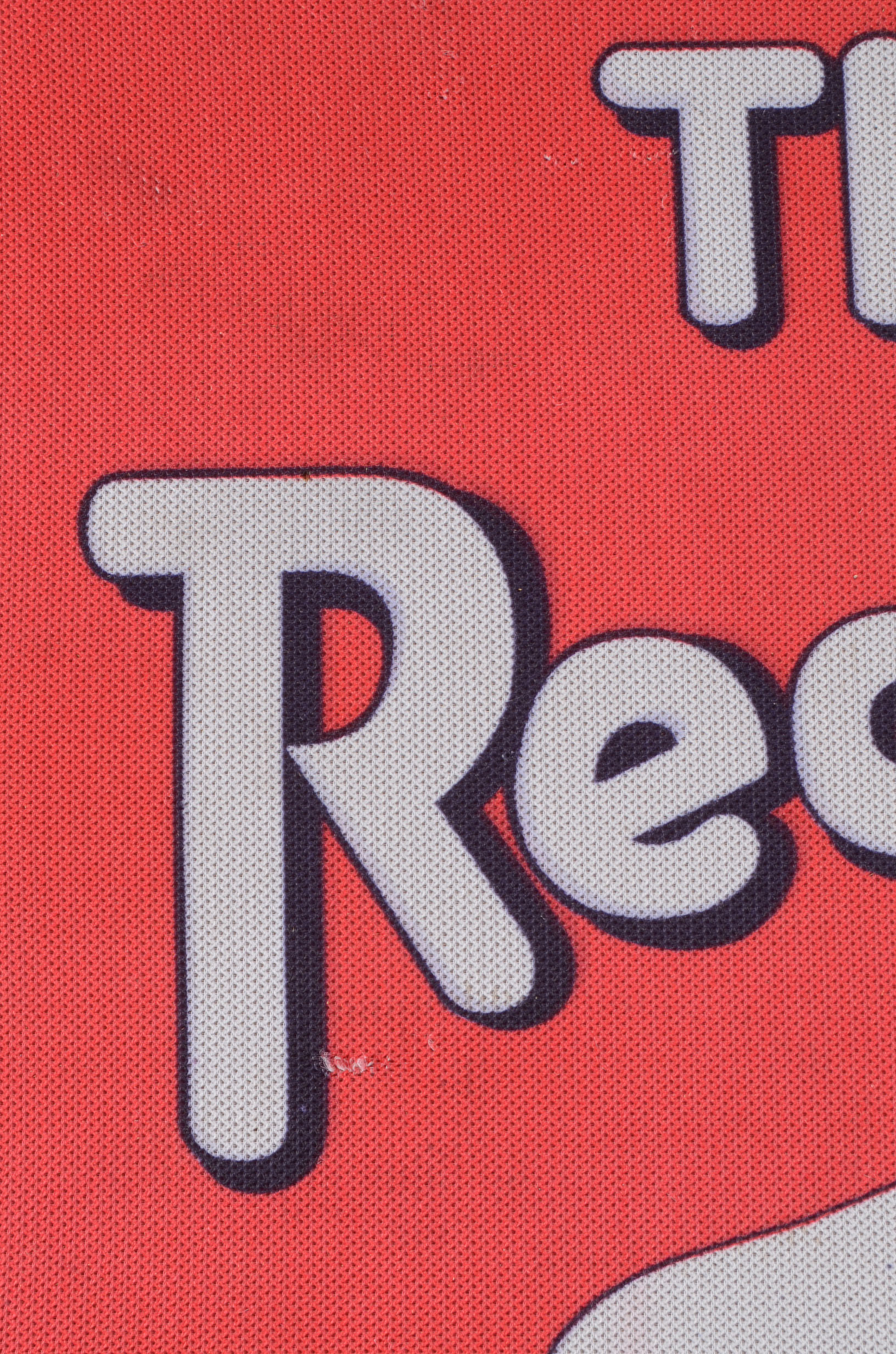 Big Red Machine Cloth Poster Board With Team Mascots