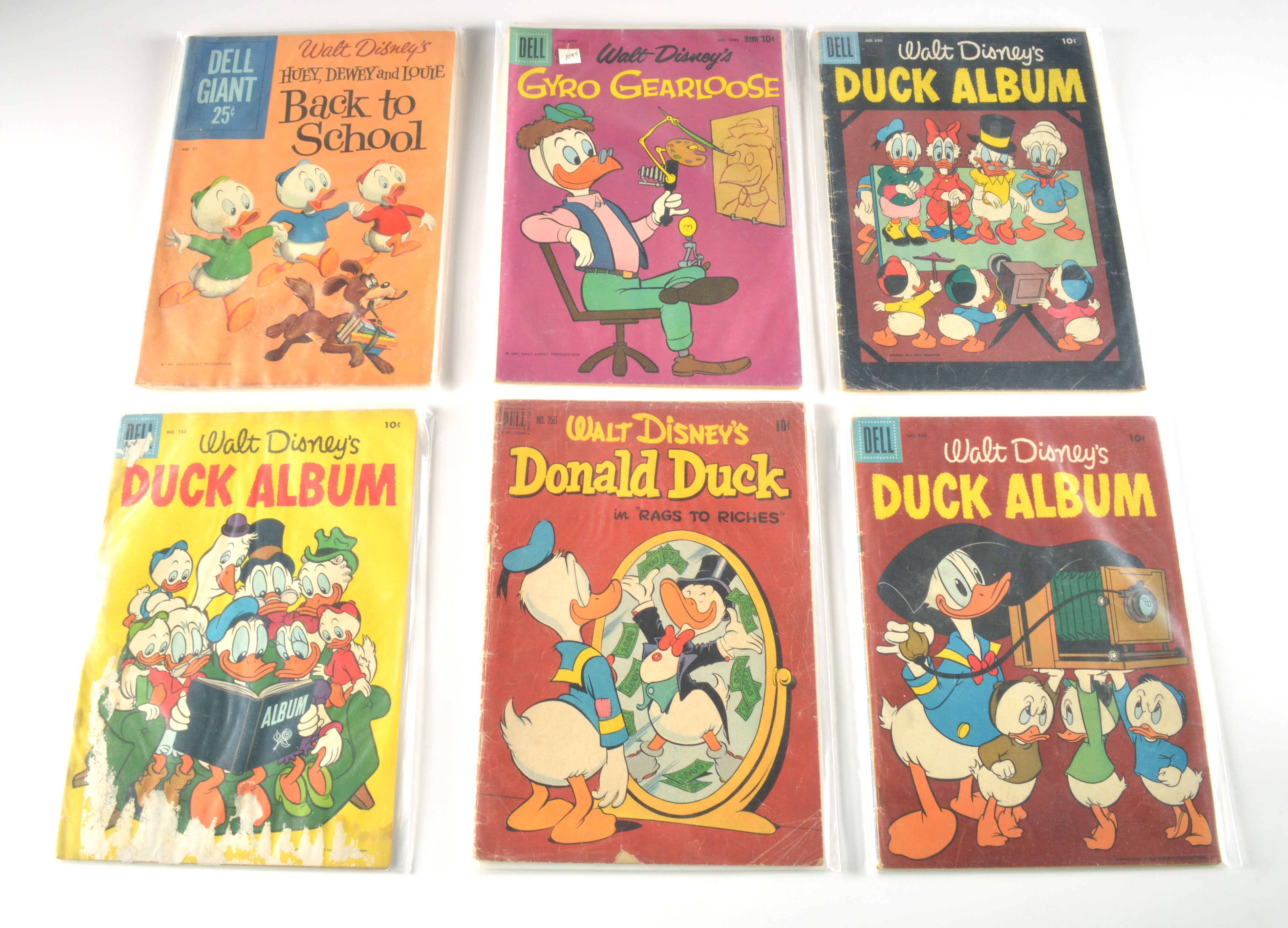 Mixed Lot Silver Age Donald Duck Comics