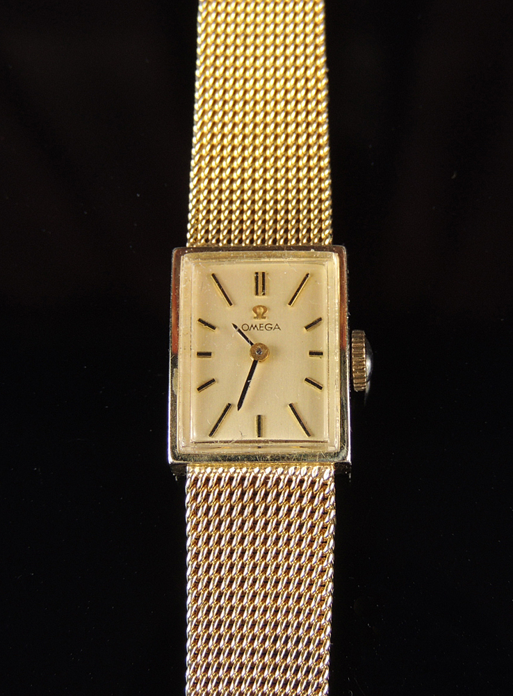 Women's Vintage Gold Omega Watch
