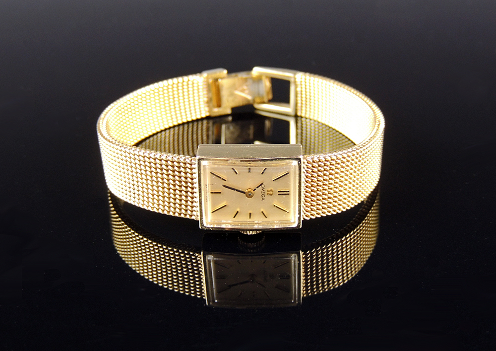 Women's Vintage Gold Omega Watch