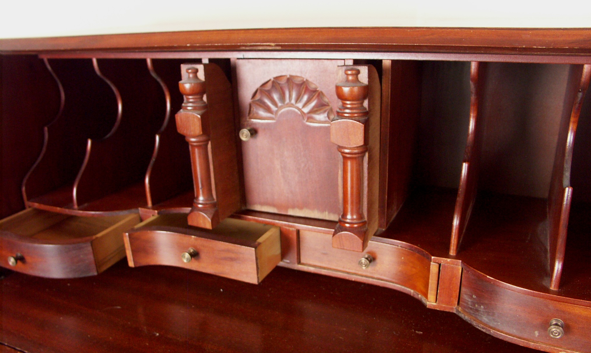 1940's Slant Front Secretary Desk