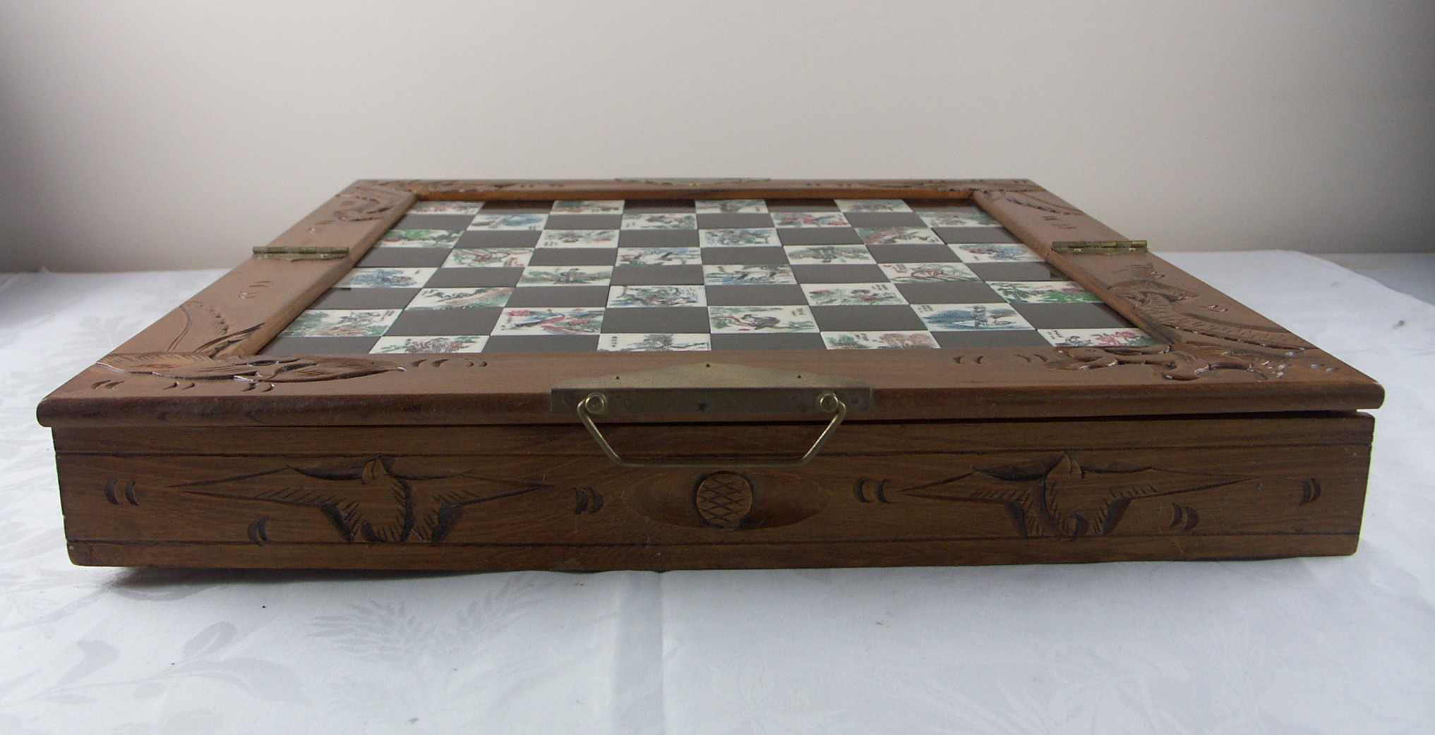 Hand Carved Chinese Chess Set