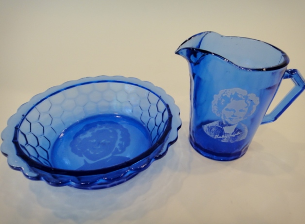 Shirley Temple Cereal Bowl and Milk Pitcher