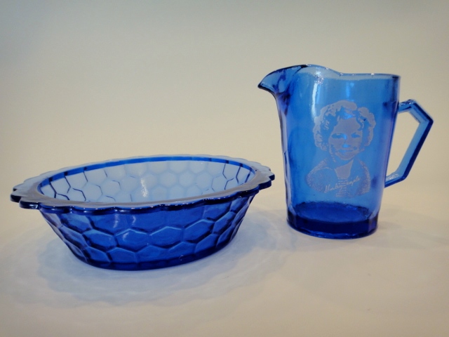 Shirley Temple Cereal Bowl and Milk Pitcher