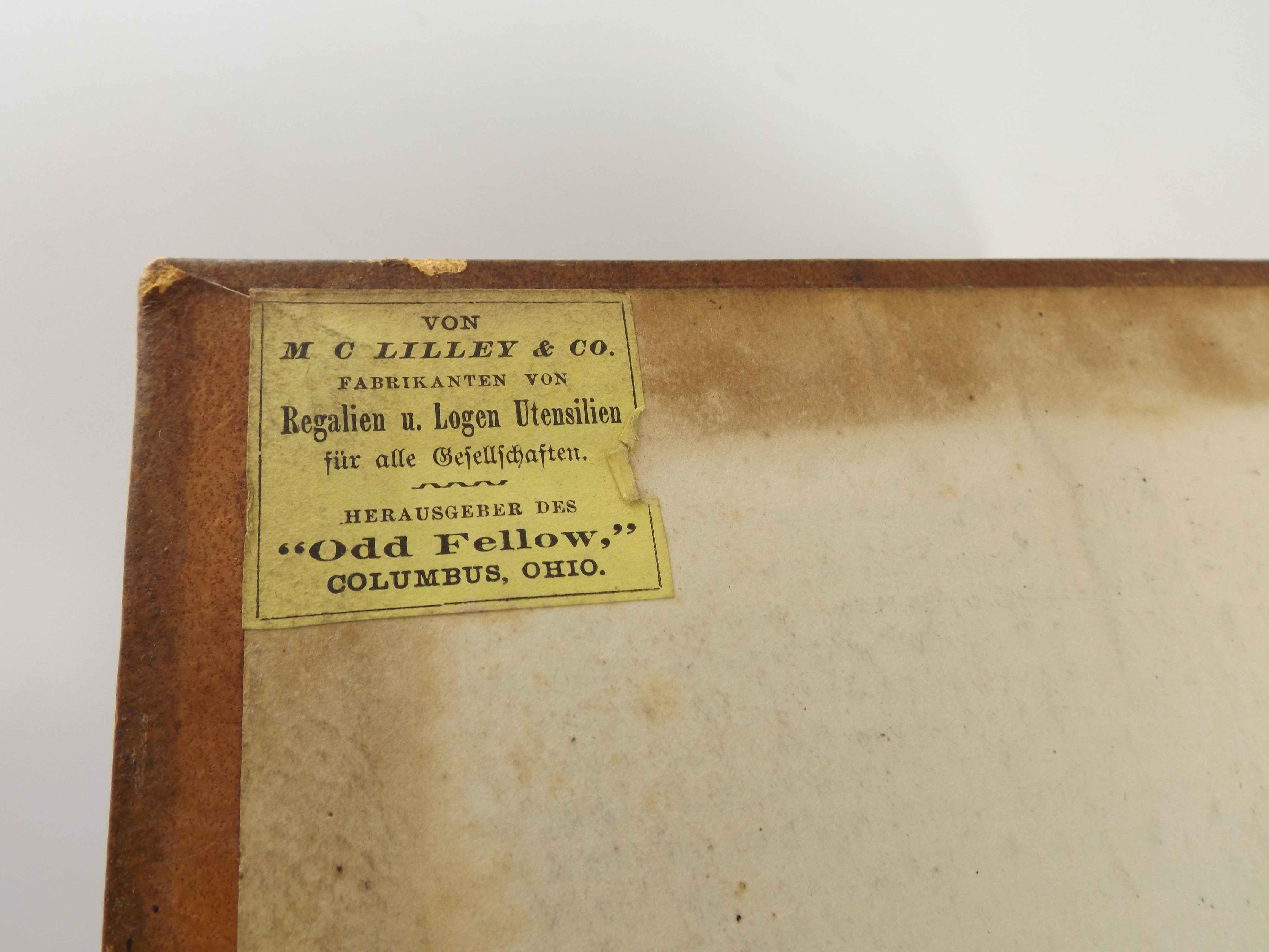 1872 German Lodge Book and 1900 Eloquence Book