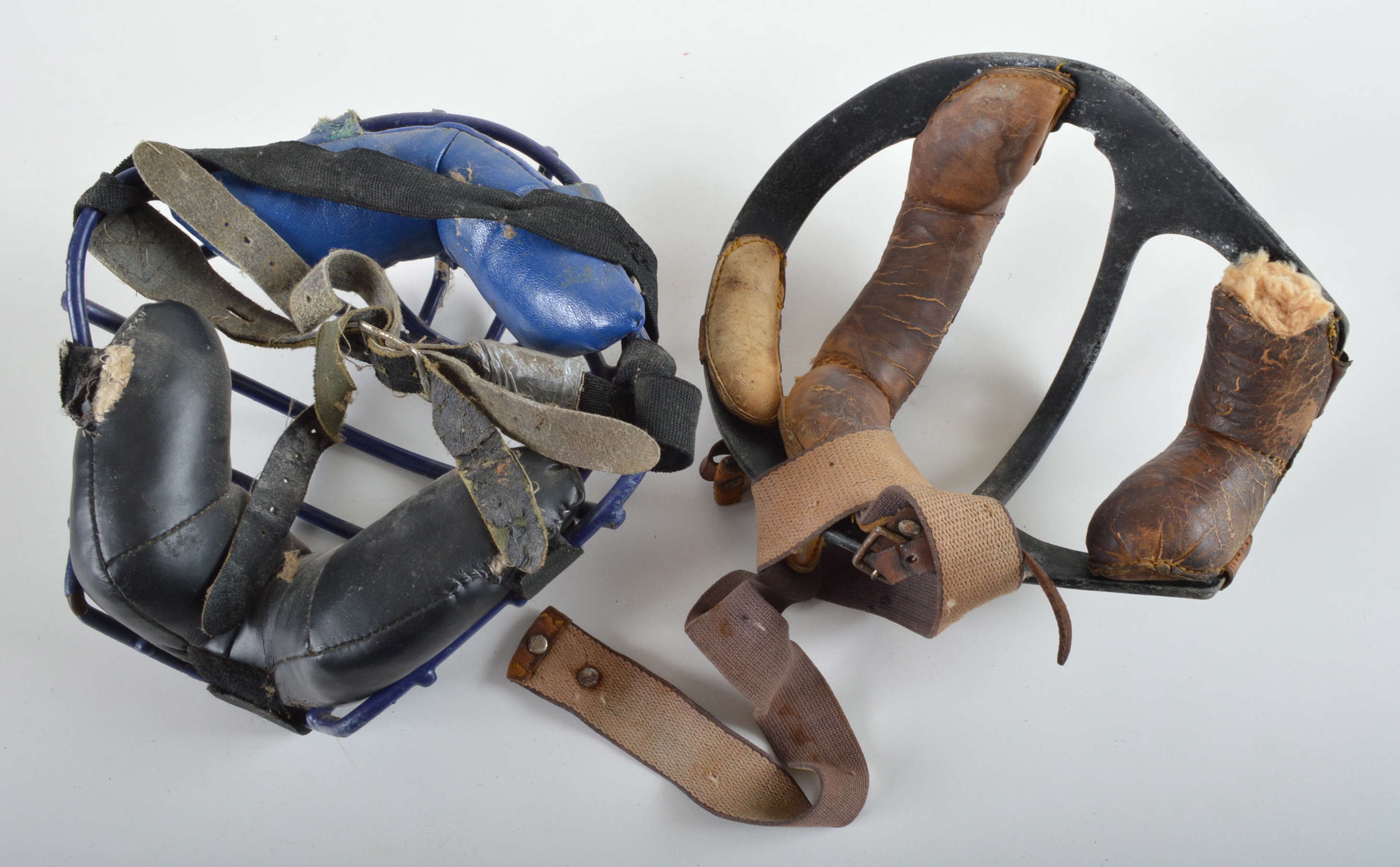 Vintage Baseball Catcher's Gloves  And Masks