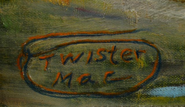 Original "Twister Mac" Oil on Board