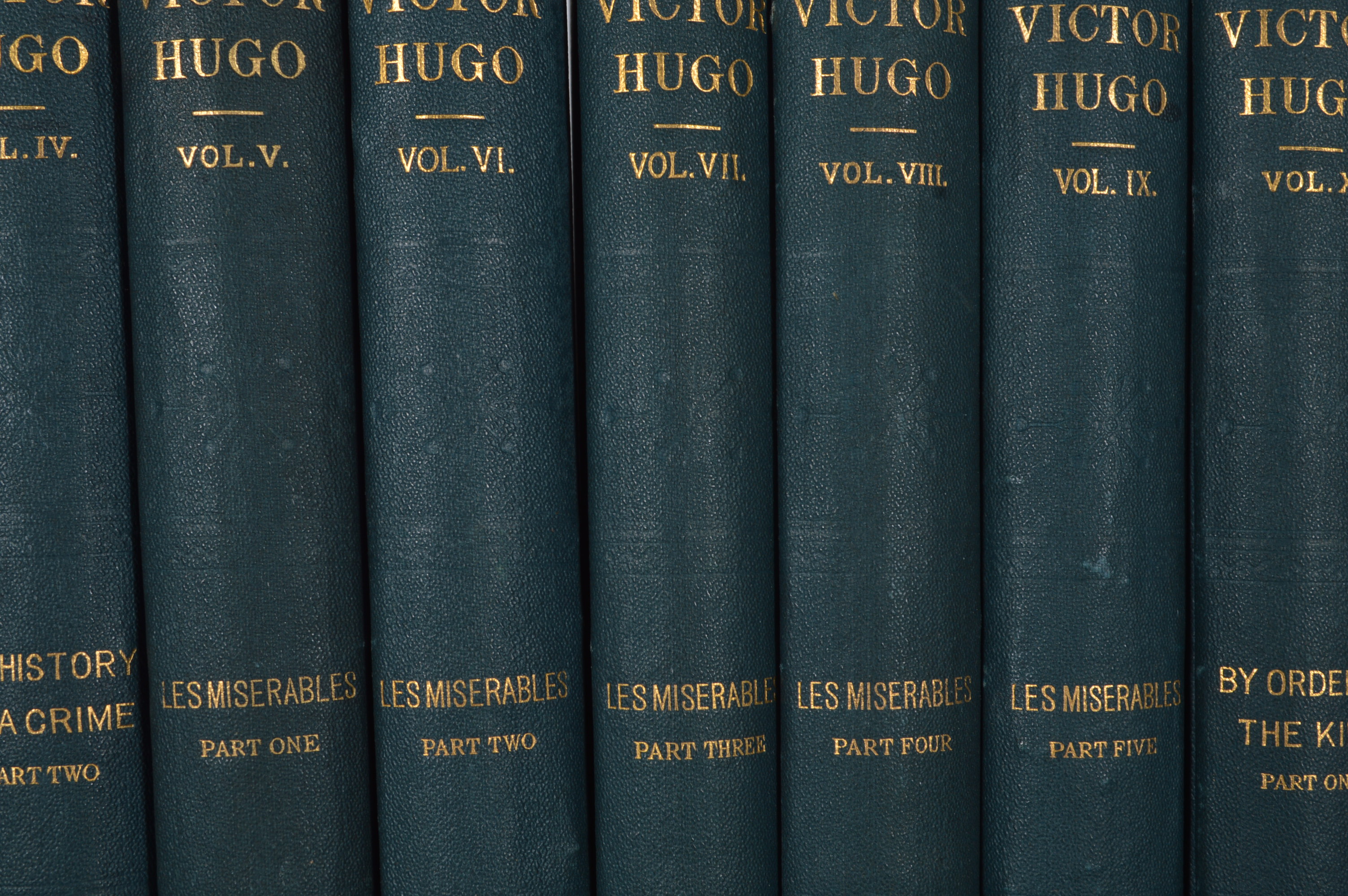 Collection of Rare Victor Hugo Novels