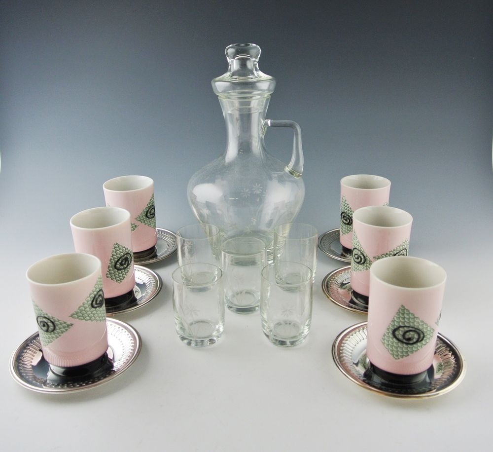 Vintage and Modern Serving Pieces