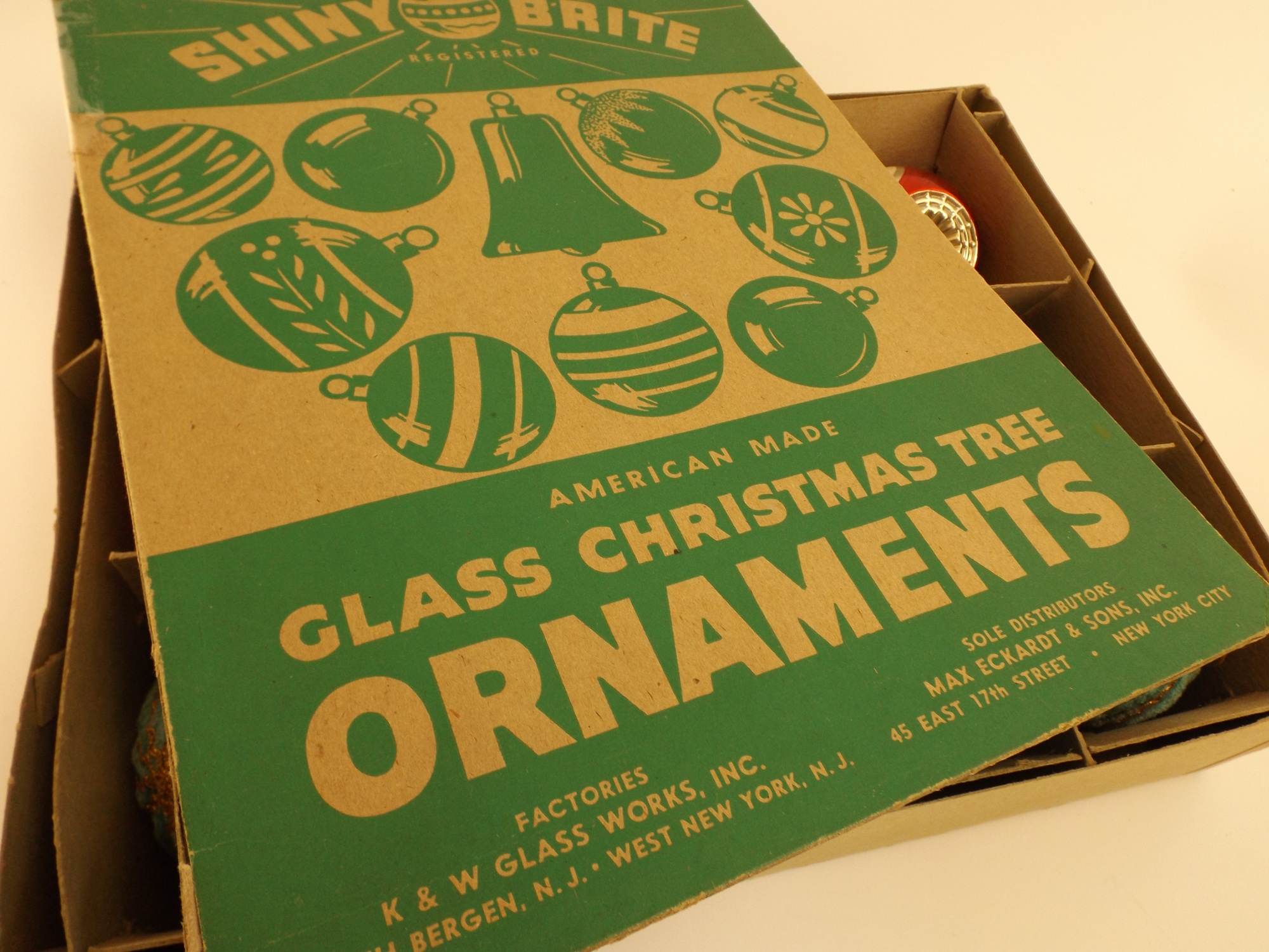 Vintage Shiny Brite Christmas Ornaments