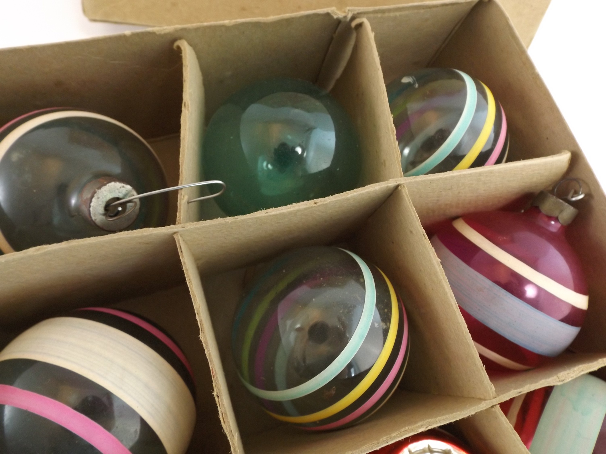 Vintage Shiny Brite Christmas Ornaments