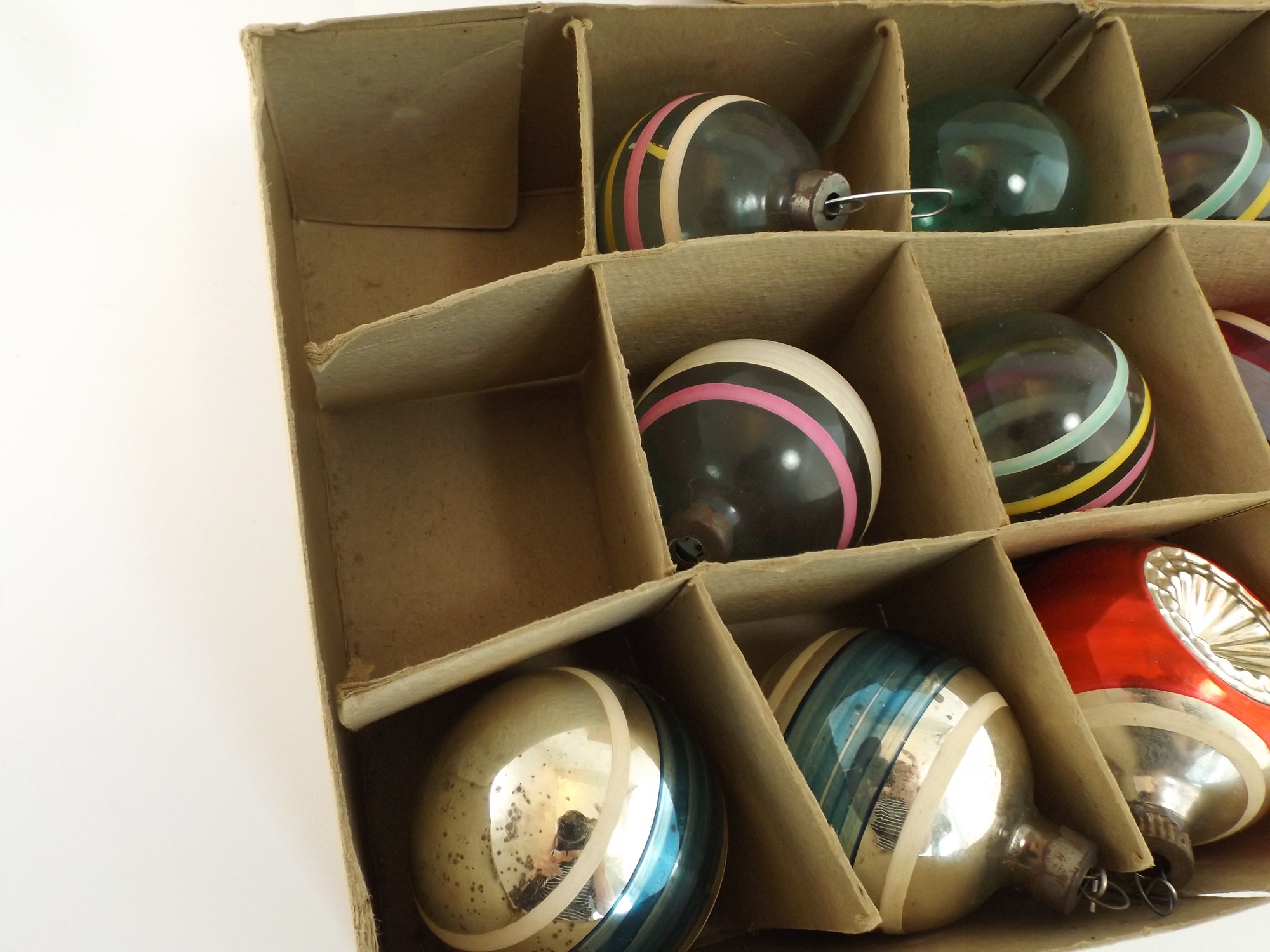 Vintage Shiny Brite Christmas Ornaments