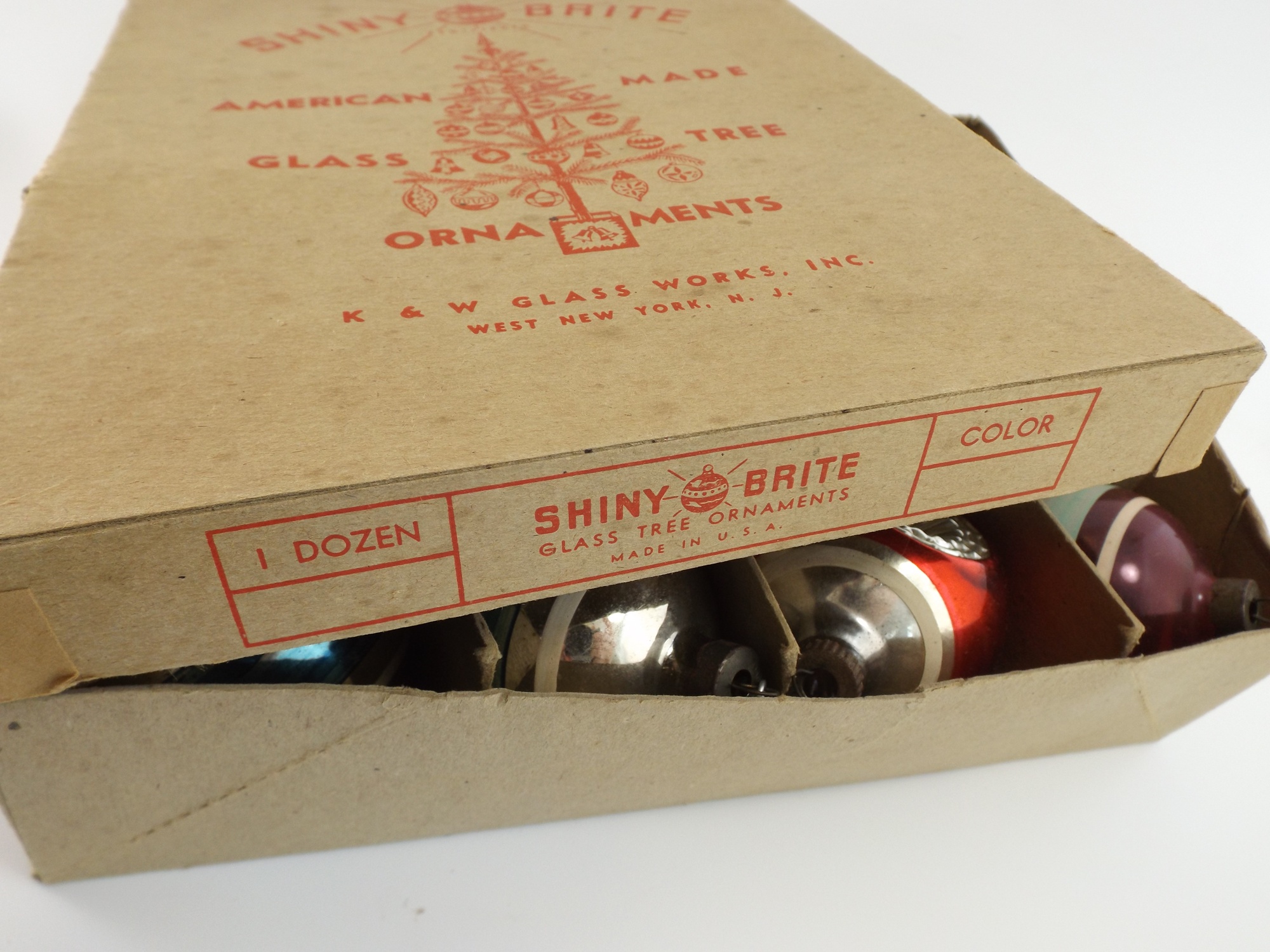 Vintage Shiny Brite Christmas Ornaments