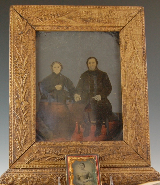 Vintage Bubble Frames and Wood Frame