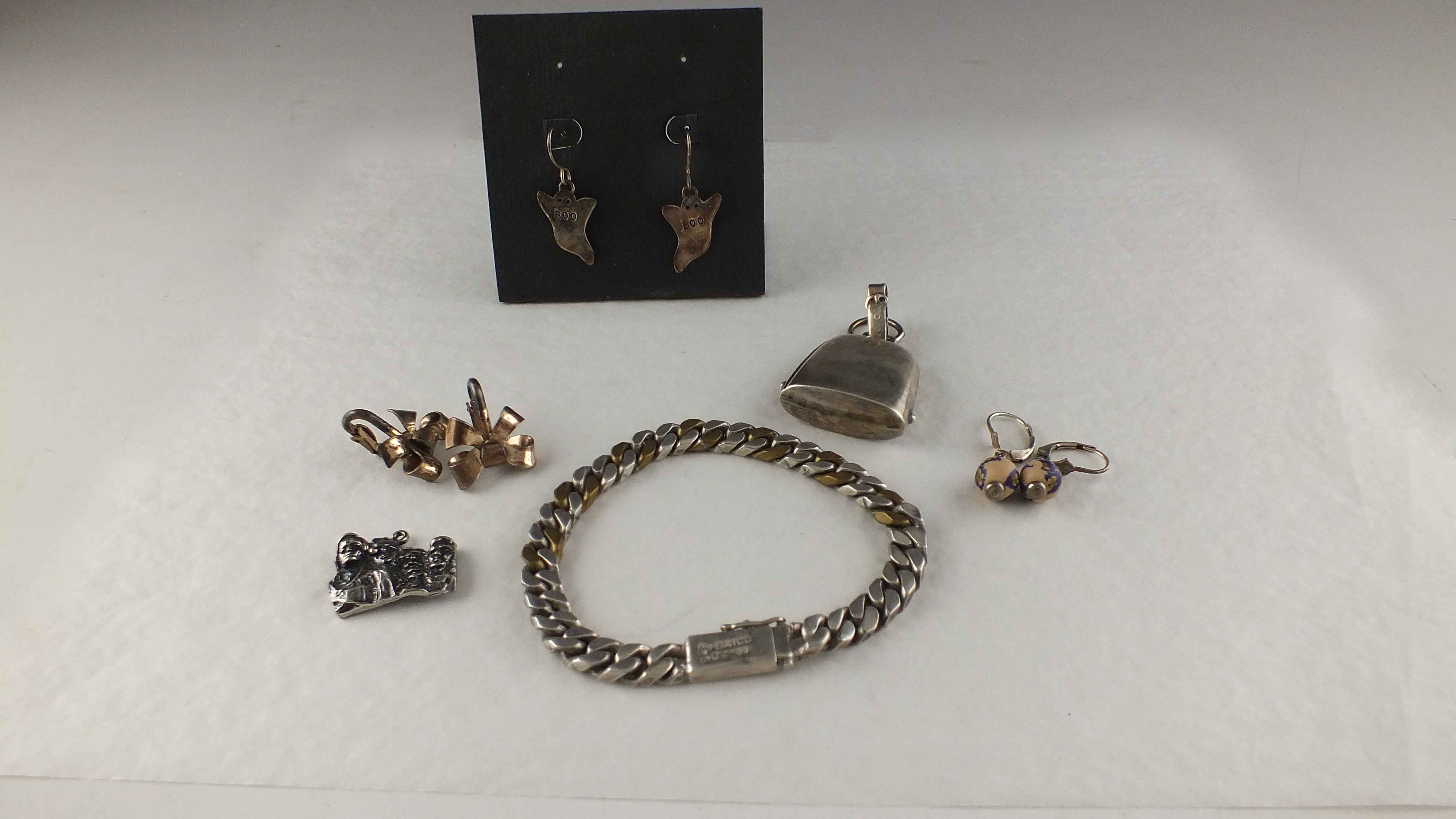 Assorted Sterling Jewelry Parts and Pieces