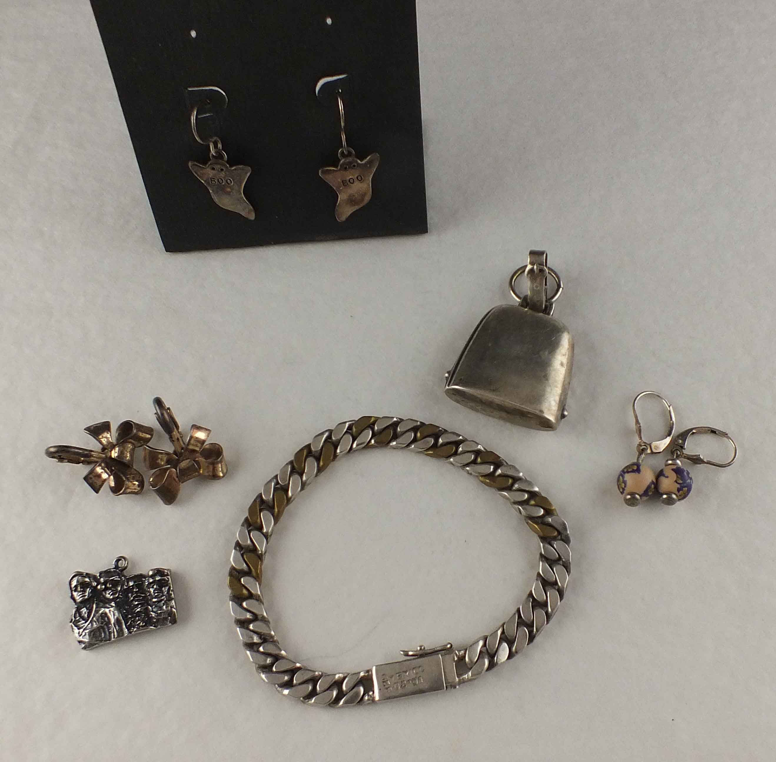 Assorted Sterling Jewelry Parts and Pieces