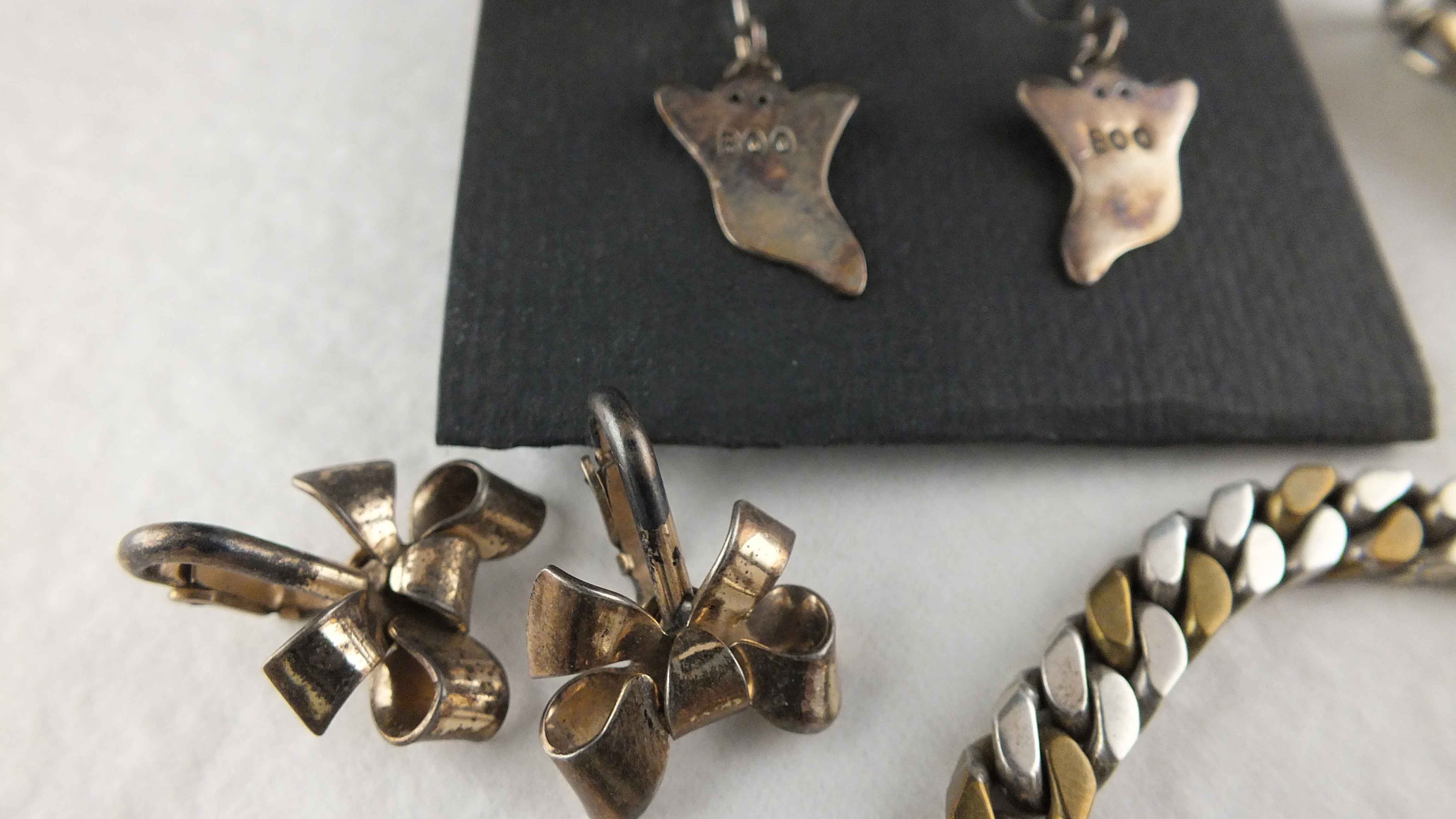 Assorted Sterling Jewelry Parts and Pieces