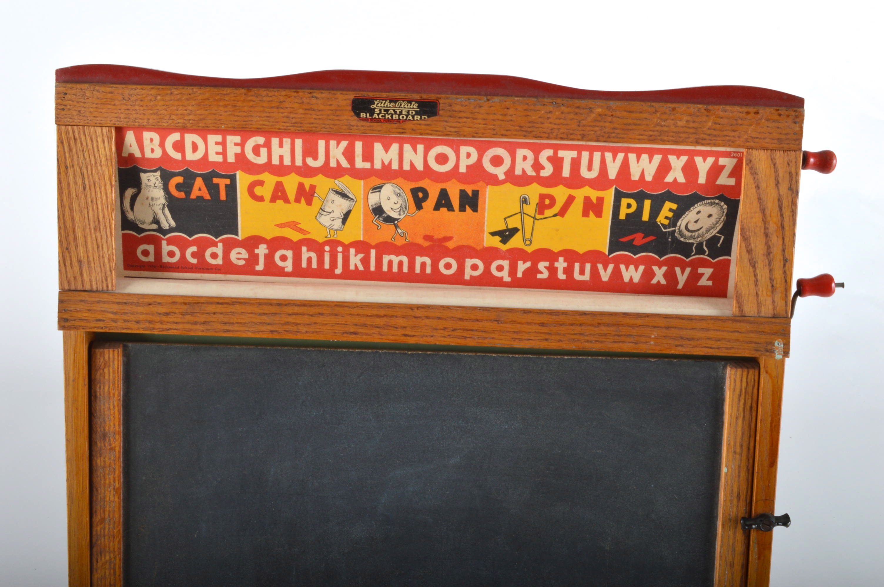 Litho Plate Slate Blackboard by Richmond School Furniture Co. 