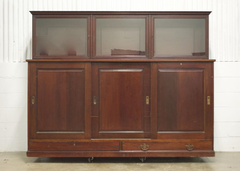 Mahogany Display Cabinet 