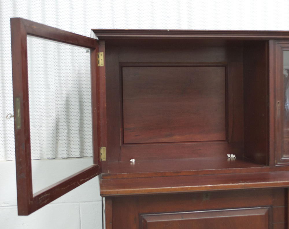 Mahogany Display Cabinet 