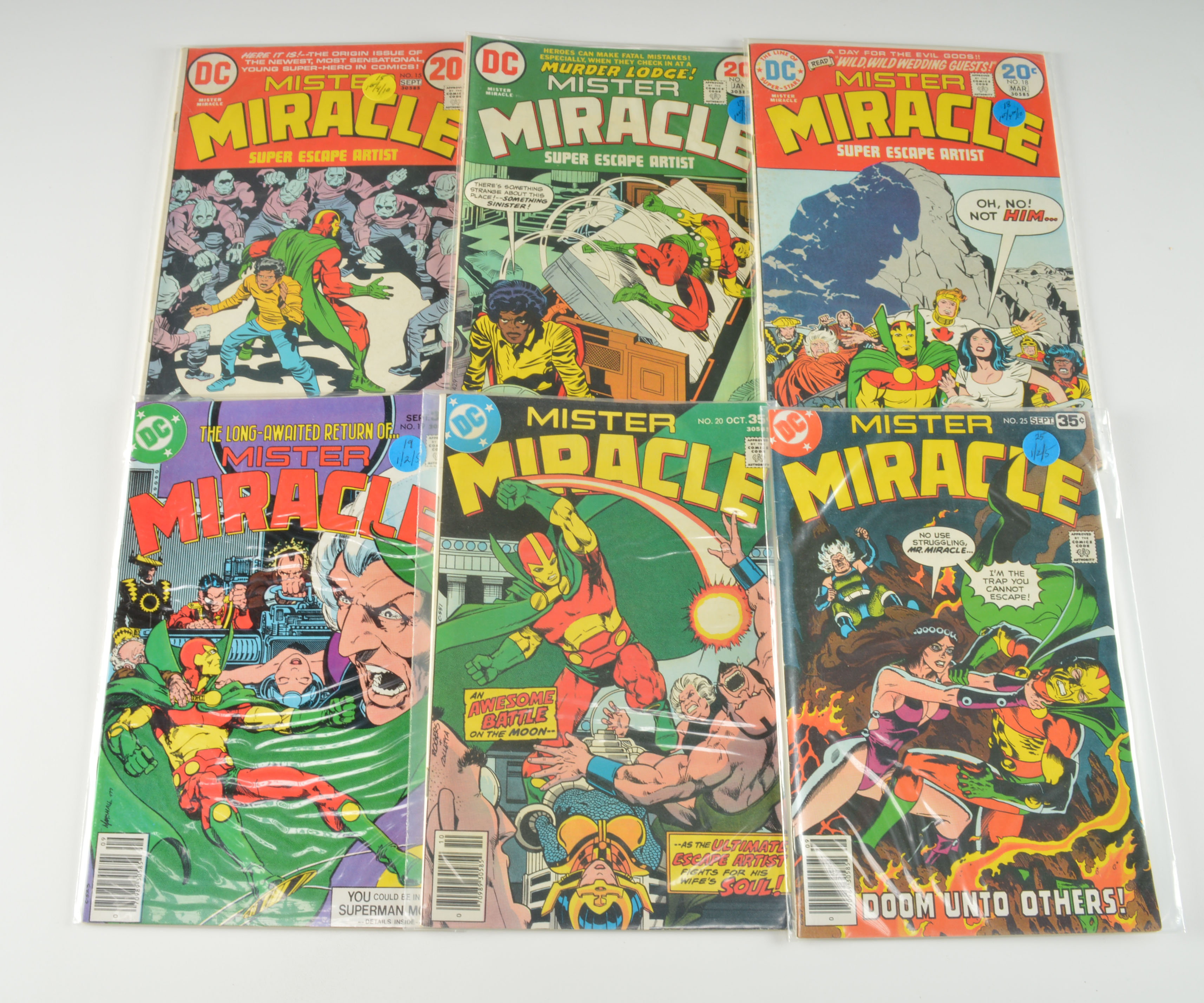 Mixed Lot Bronze Era Jack Kirby Written Comics