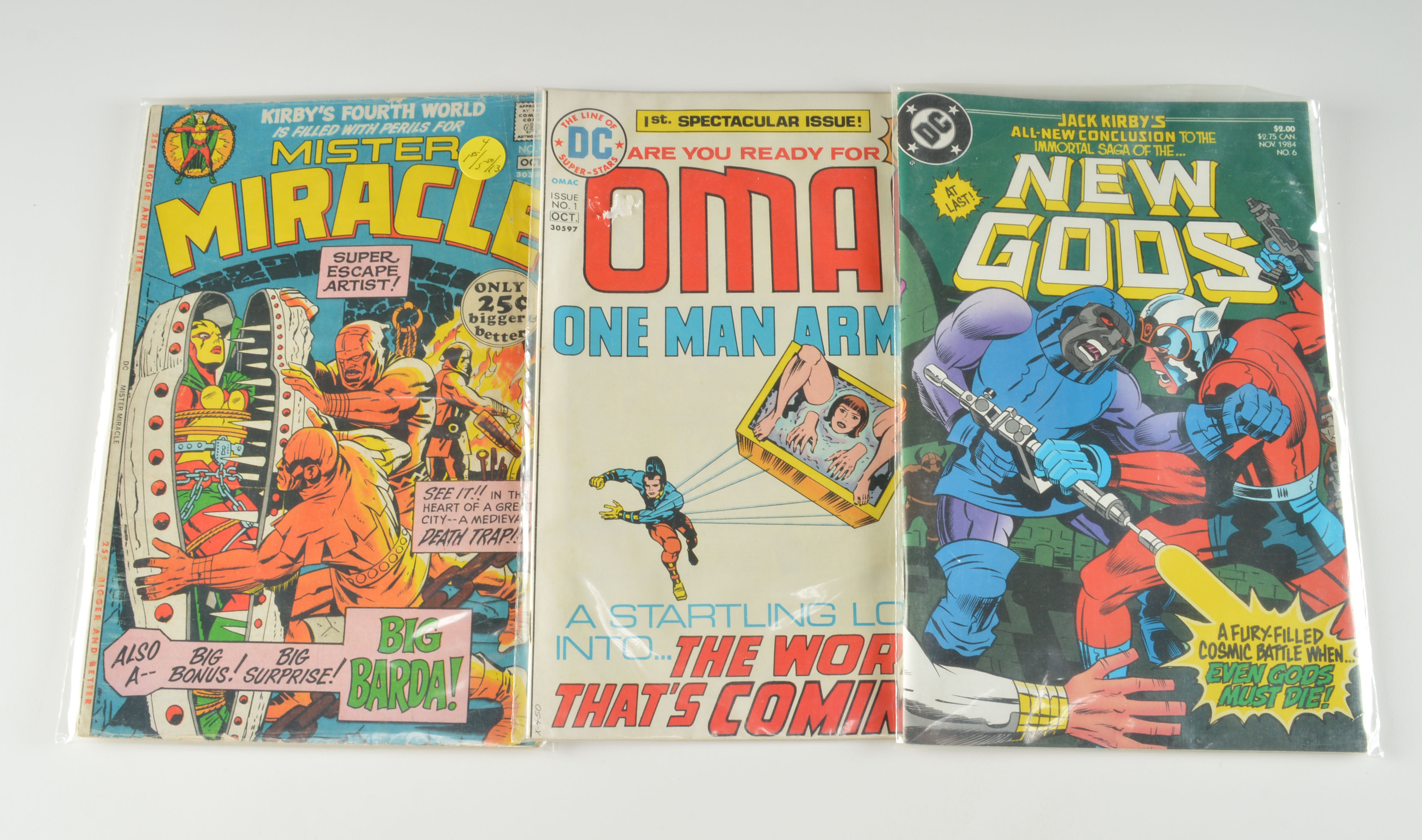 Mixed Lot Bronze Era Jack Kirby Written Comics