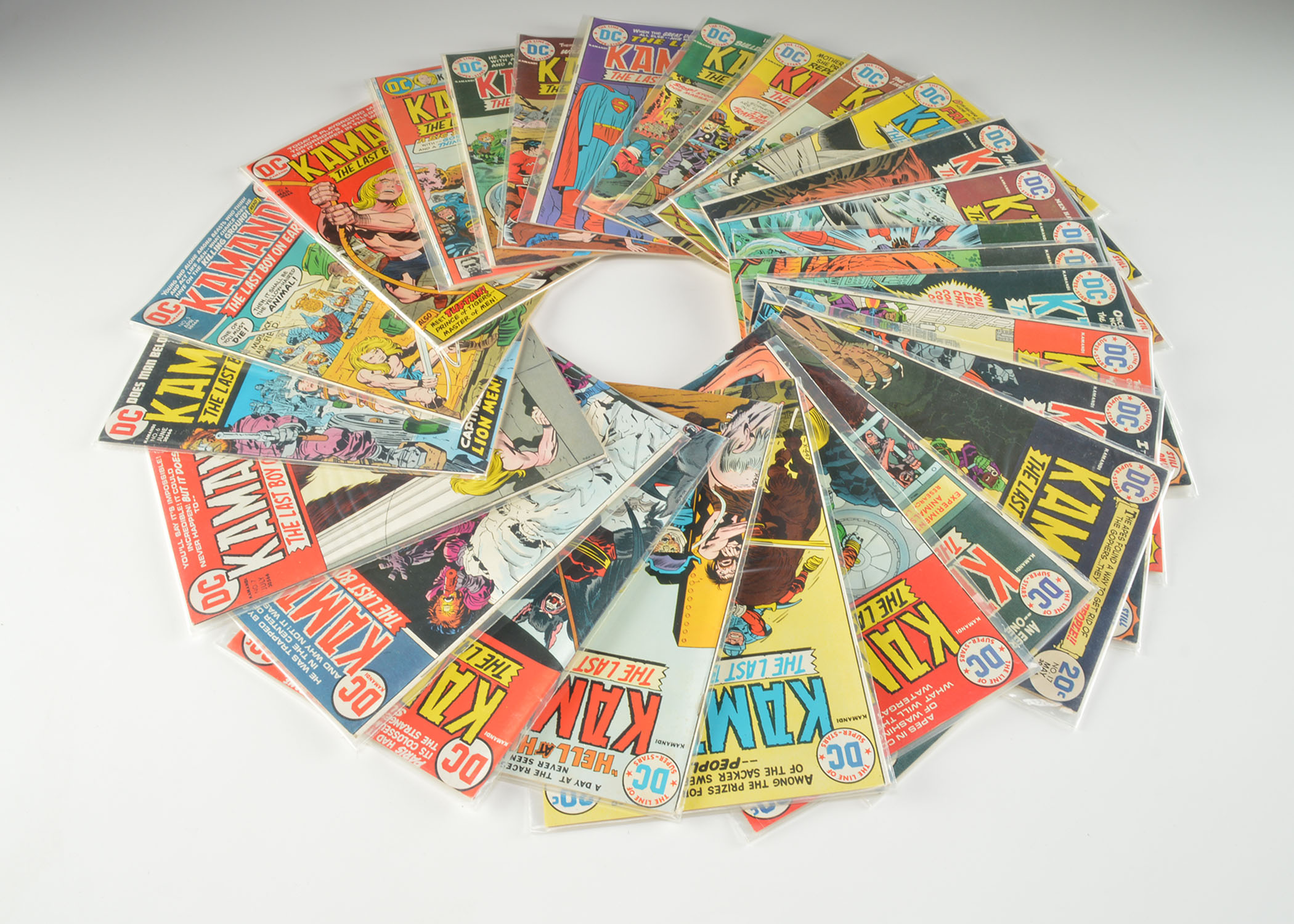 Bronze Era Jack Kirby "Kamandi" Comic Lot