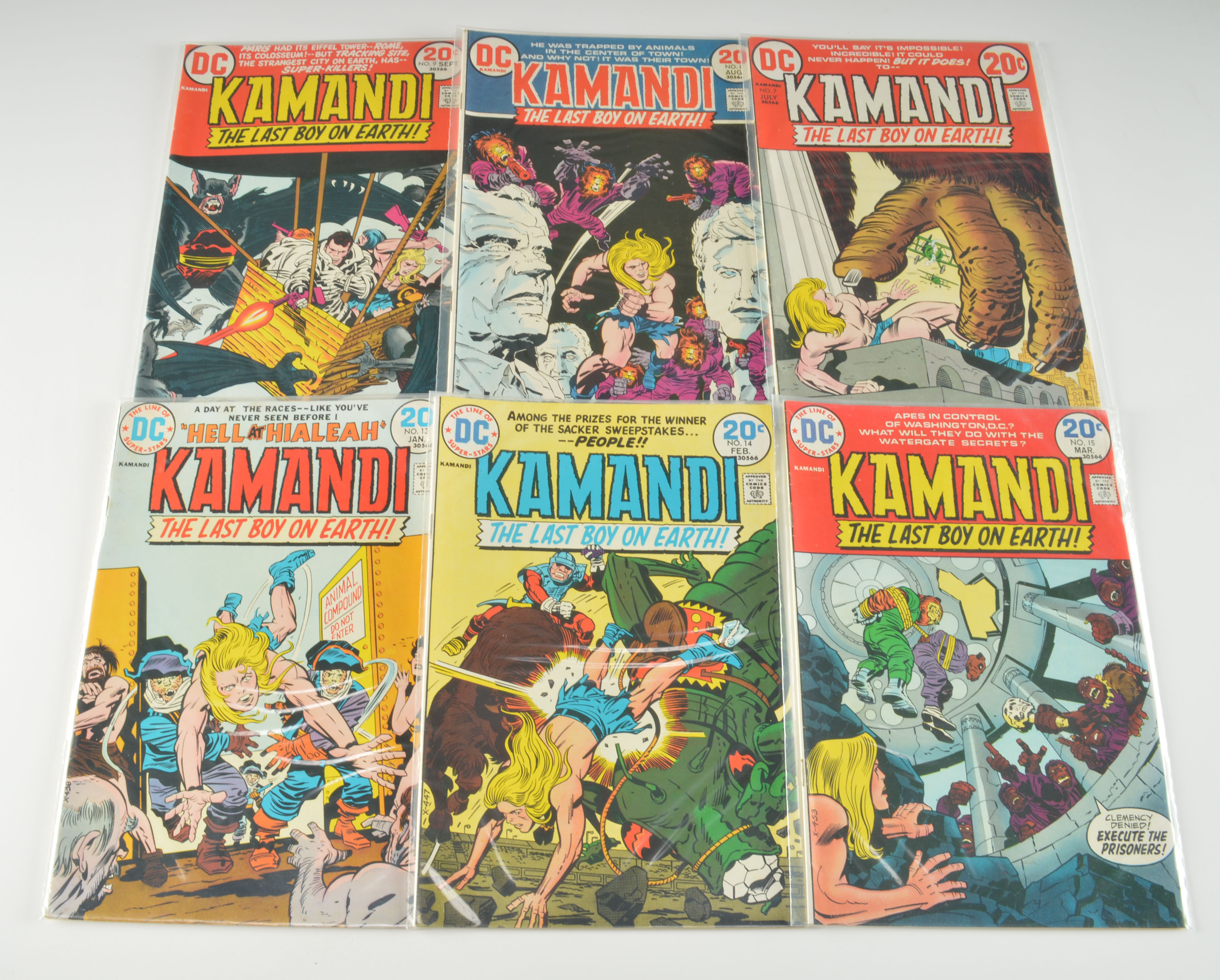 Bronze Era Jack Kirby "Kamandi" Comic Lot