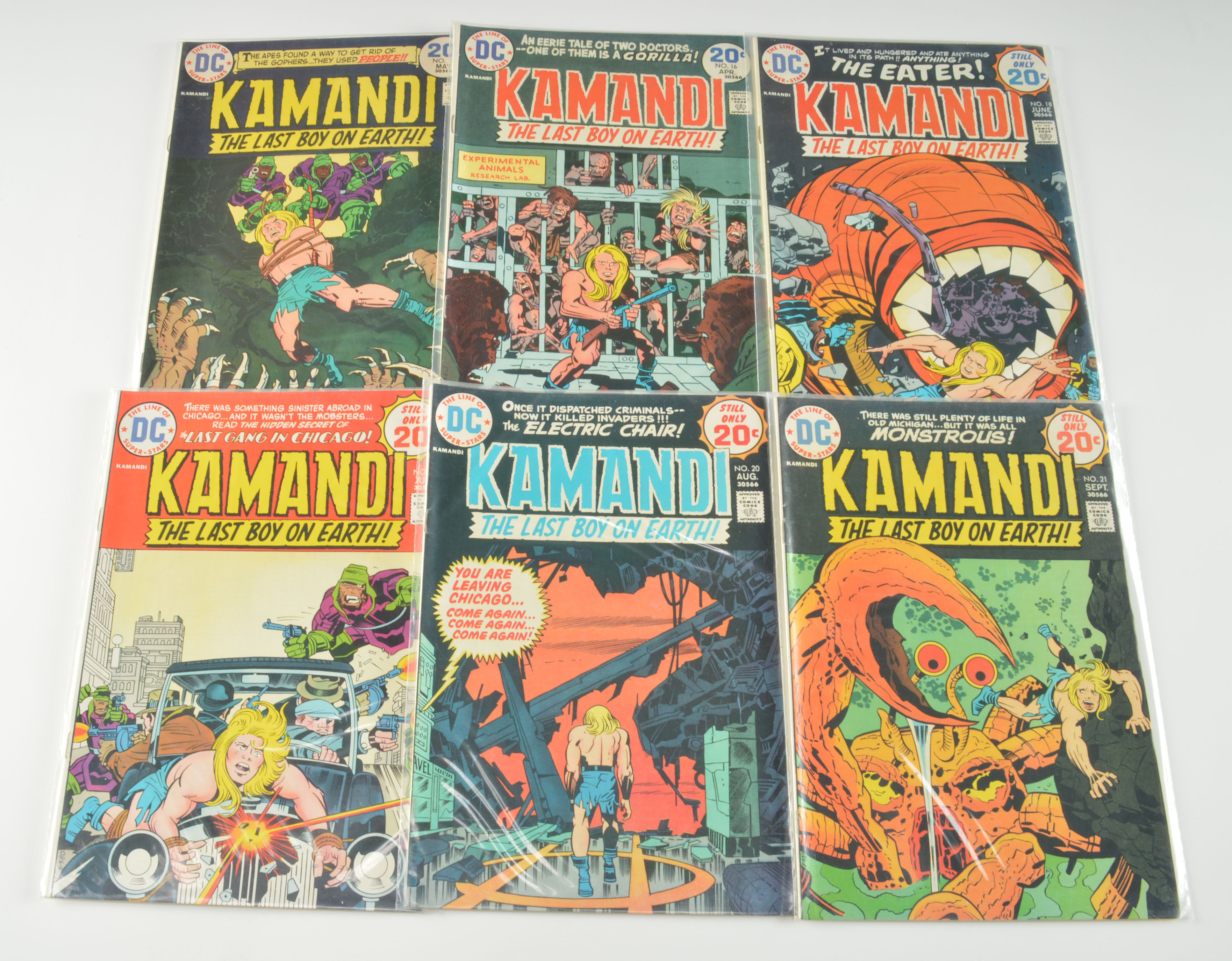 Bronze Era Jack Kirby "Kamandi" Comic Lot
