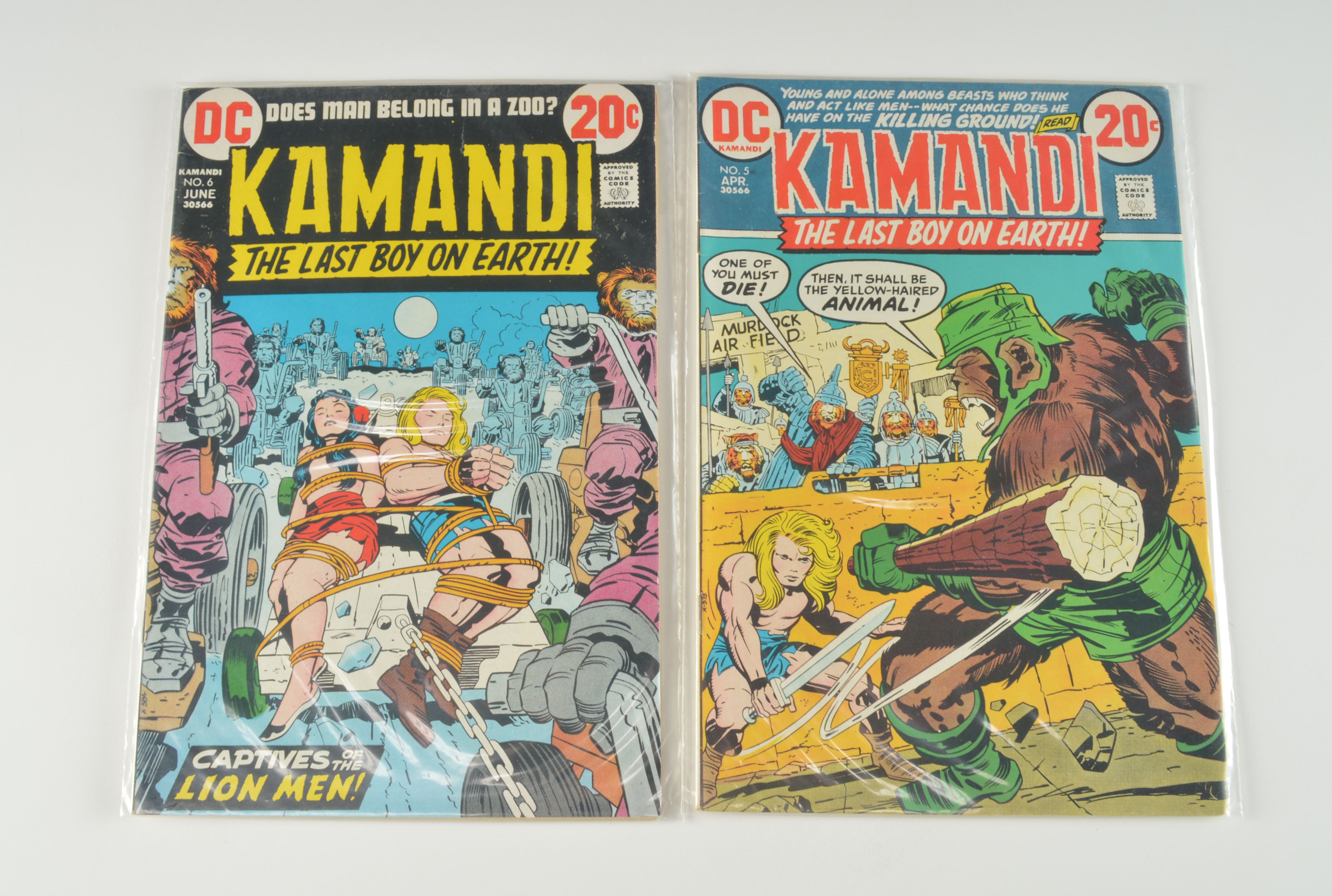 Bronze Era Jack Kirby "Kamandi" Comic Lot