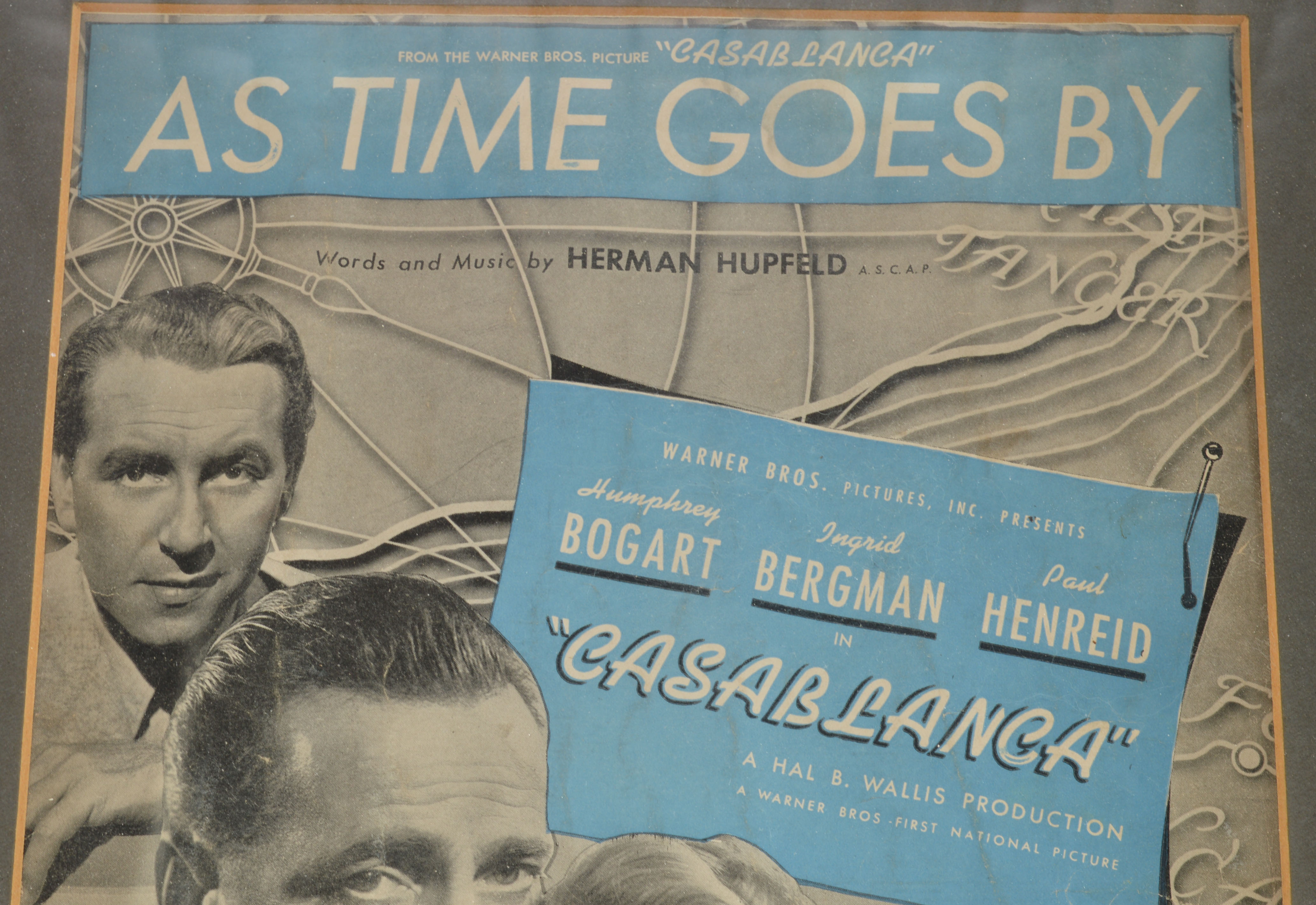 Original Sheet Music from "Casablanca"