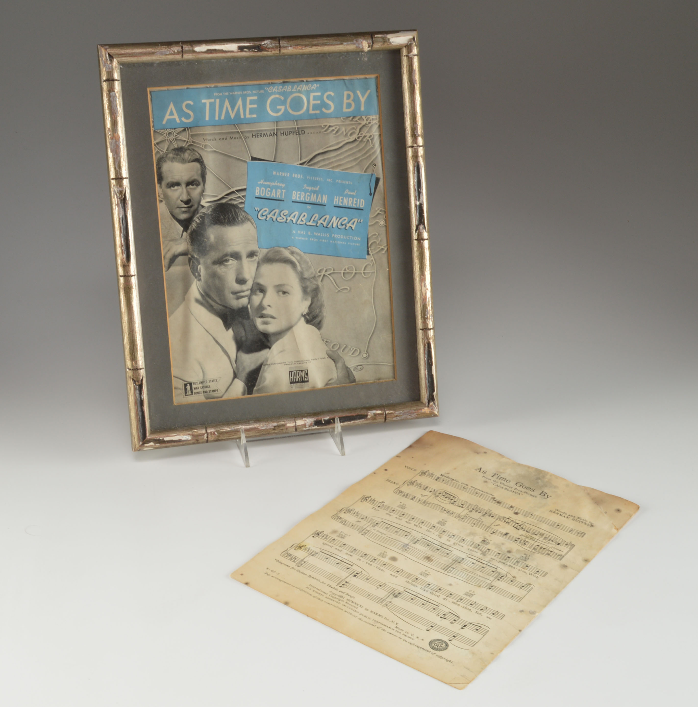 Original Sheet Music from "Casablanca"