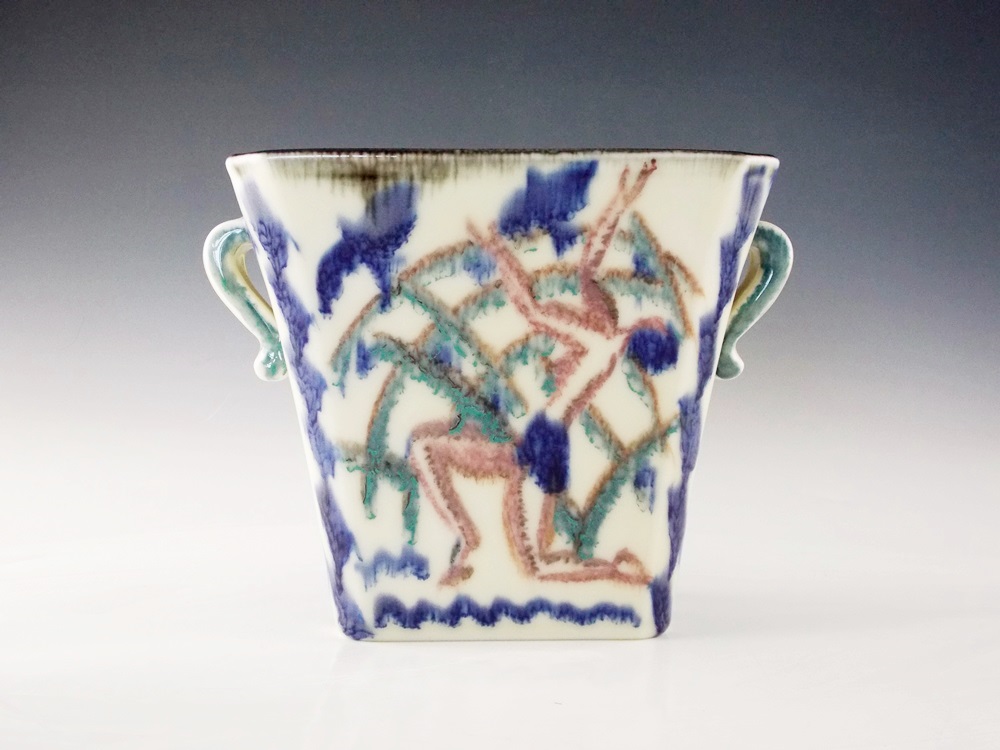 A Rookwood Double Handle Vase By Louise Abel Dated 1931