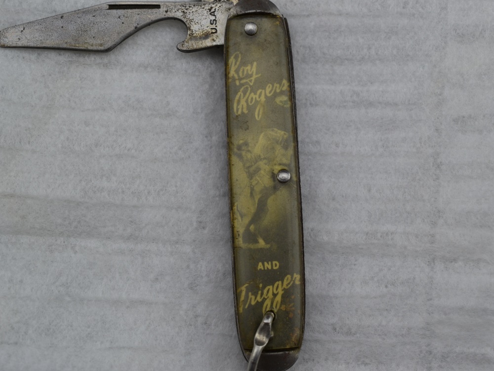 Circa 1950 Roy Rogers & Trigger  Pocket Knife By Colonial Knife 